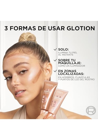 L'oreal Paris Glotion All-ın-one Doğal Işıltı Aydınlatıcı Losyon - 902 Light Glow - 40 Ml