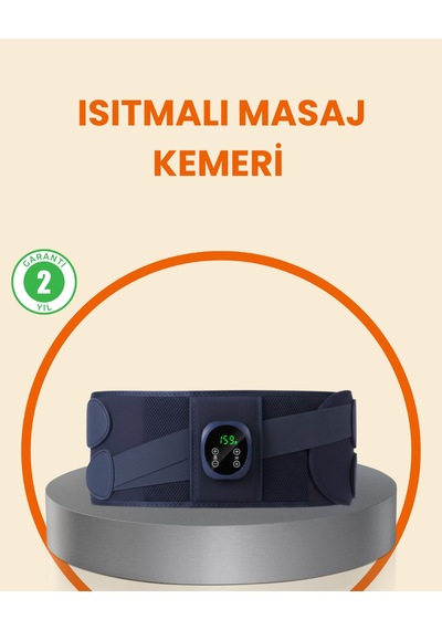 Isıtmalı Masaj Kemeri Dijital Ekranlı Bel Çevresi 100 Cm Altı Uyumlu Diğer