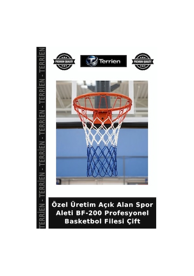 Özel Üretim Açık Alan Spor Aleti Bf-200 Profesyonel Basketbol Filesi Çift