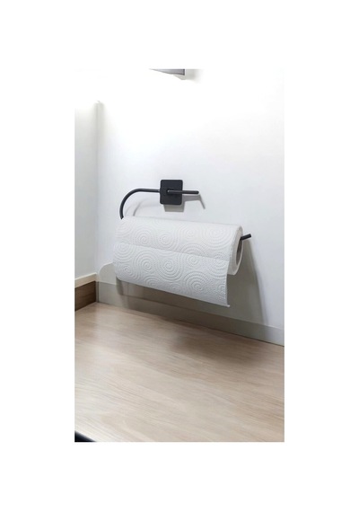 Yapışkanlı Demir Havlu Askısı 25 X 13 Siyah Metal Tr Siyah Metal Diğer