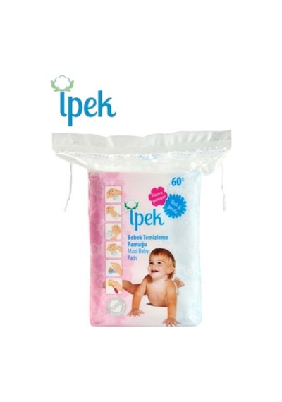 Ipek Bebek Temizleme Pamuğu 720 Adet (12 X 60)