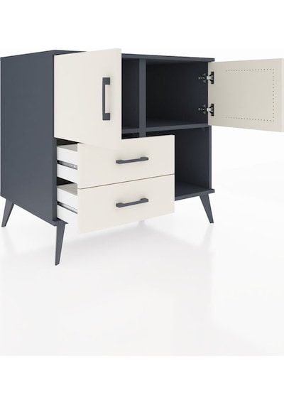 Kronos Şifonyer 2 Raflı 2 Çekmeceli 2 Kapaklı 88x59x80 Antrasit-aytaşı Aytaşı Kronos Şifonyer 2 Raflı 2 Çekmeceli 2 Kapaklı 88x59x80 Antrasit-aytaşı Aytaşı