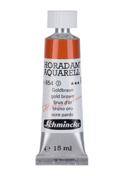 Schmincke : Horadam Aquarell Artist Sulu Boya : 15 Ml Tüp : Seri 2 654 Gold Brown