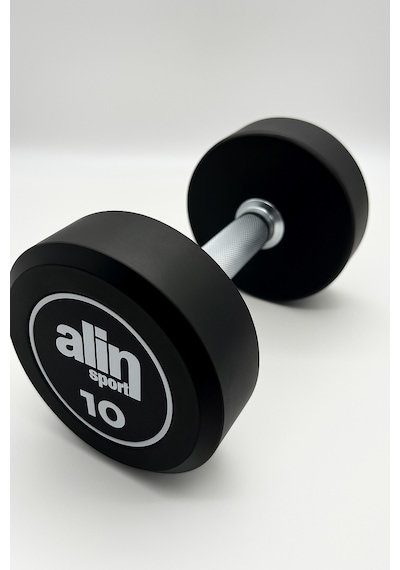 Alin Sport 10 Kg Kauçuk Kaplı Profesyonel Olimpik Dumbbell Dambıl - Beyaz Alin
