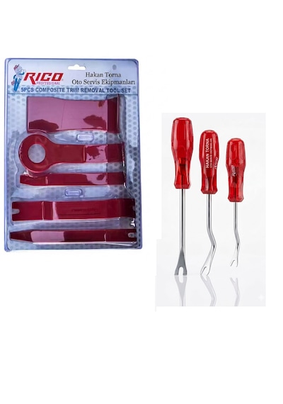Rico Klips Sökme Tornavidası Oto Döşeme Çıkarma Tornavidası