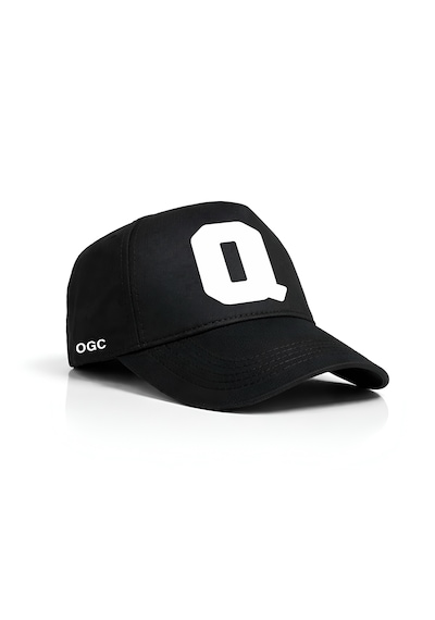 Ogc Q Harfi Unisex Şapka Siyah