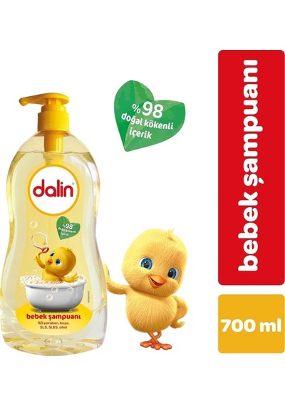 Bebek Şampuanı Klasik 700ml Pompalı 4 Lü Set