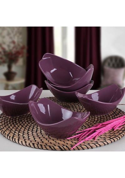 Keramika Mor Sera Çerezlik 16 CM 6 Adet