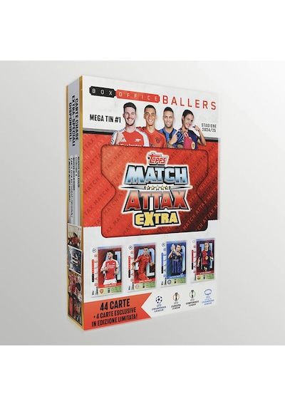 Match Attax Extra - Metal Kutulu Futbolcu Kartı Mega Tin 1 Box Office Ballers
