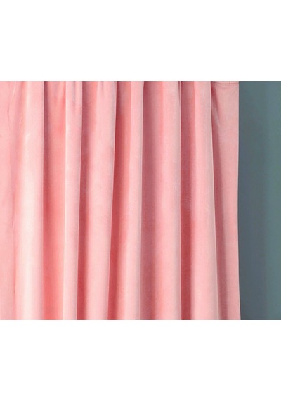 Evdepo Home Deniz Soft Pileli Fon Perde Pembe