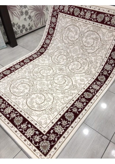 Saray Halı Vizyon 12482 A-1 Kırmızı Beyaz 4 M2 Halı !