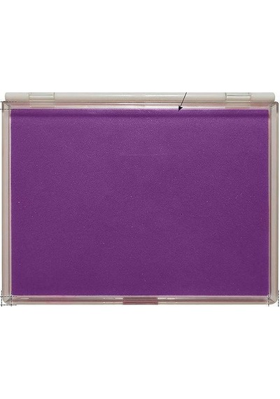 Büyük Boy Mor Istampa 165 127mm Su Bazlı Mürekkep Baskı Pedi Karışık