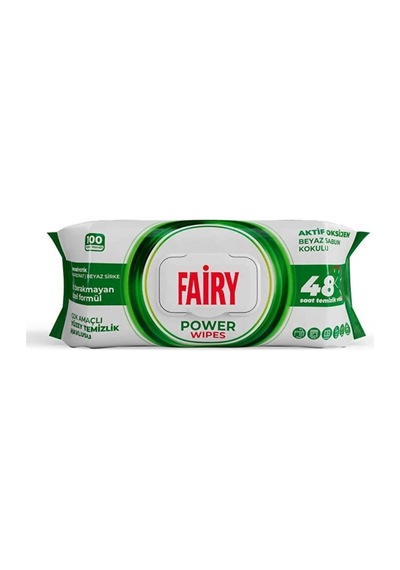 Power Wipes Yüzey Temizlik Havlusu 100 Yaprak 6 Adet Beyaz Sabun Diğer