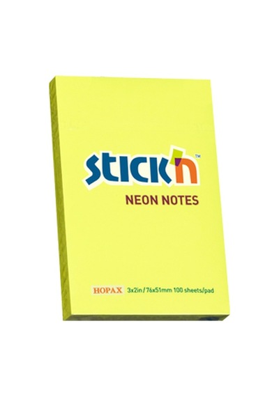 STICKN 100 YAPRAK NEON RENK 76X51