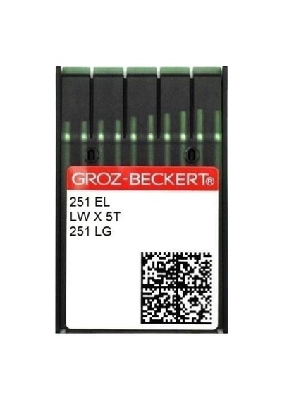 Baskı Dikiş Makinesi İğnesi 251 Lg 9 Numara 9/65 Paça Baskı İz Bırakmaz Groz Beckert 100 Adet