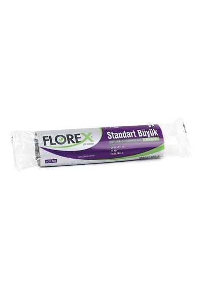 Florex-526 65x80cm.çöp Torbası 10 Adet Standart Büyük - 50'li Paket