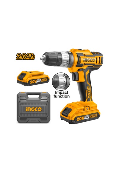 Ingco CIDLI200215 20 V Li-ion 10 MM Şarjlı Darbeli Matkap Ingco CIDLI200215 20 V Li-ion 10 MM Şarjlı Darbeli Matkap