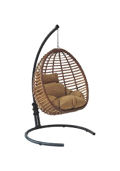 Rattan Tekli Salıncak Bej Rattan Tekli Salıncak Bej