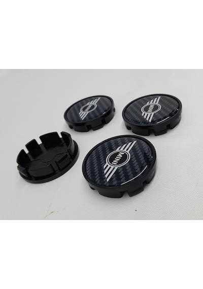 Jant Göbeği Mini Cooper 65-60 60Mm.Yuva Plasto 4 Lü Set Karbon