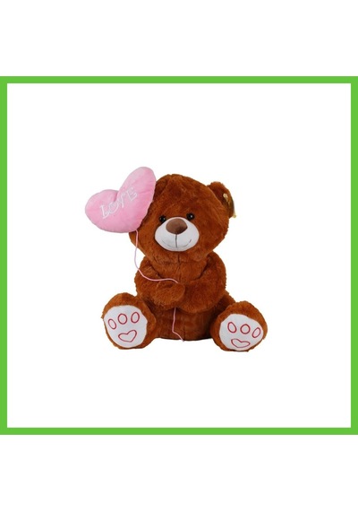 Bezos 4740 Sk Peluş Ayı Kalpli Balonlu 40cm 2r Dmc