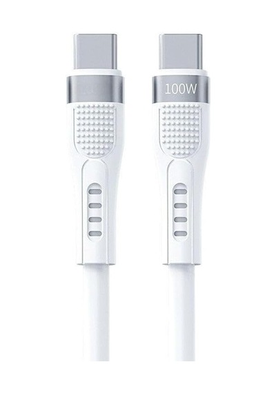 100w Type-c To Type-c Hızlı Şarj Ve Data Kablosu 1.3m Beyaz Az-b03a 100w Type-c To Type-c Beyaz