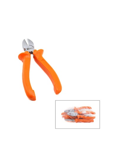Azm Yan Keski 6 İnç 160 Mm - Cr-v Turuncu Saplı- 6'li Paket
