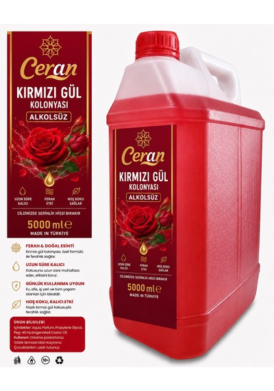 Gülsuyu Kırmızı Gül 5 Litre