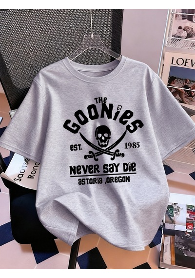 Noıssey Urban Pop Graphic Kadın Tişört Koleksiyonukod 5298 Gri