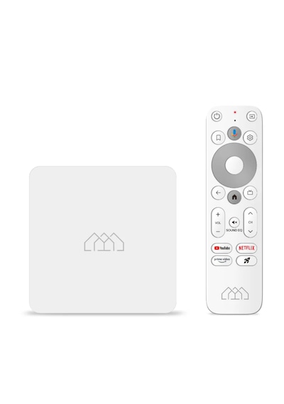 Homatics Box R Lite 4k Tvbox Beyaz Tuner M8 Kumanda İle Birlikte