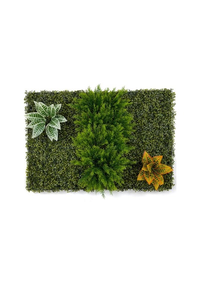 Dikey Bahçe Duvar Paneli 120x80cm Model7 Yeşil