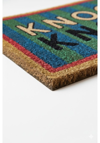 Coco Portal 40x60 Cm Doğal Koko Kıl Paspas,hindistan Naturel Kapı Önü Paspası Kahverengi