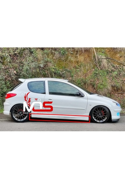 Peugeot 206 Rc Marşpiyel Sağ Sol Takım Fiberglass Boyasız