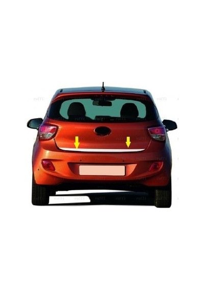 Ebal Otomotiv Hyundai İ10 Krom Bagaj Alt Çıtası 2013 Üzeri Paslanmaz Çelik