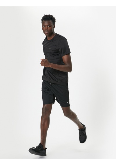 Koton Spor Tişört Slogan Baskılı Kısa Kollu Bisiklet Yaka Siyah 5wam10011nk Siyah Koton Spor Tişört Slogan Baskılı Kısa Kollu Bisiklet Yaka Siyah 5wam10011nk Siyah