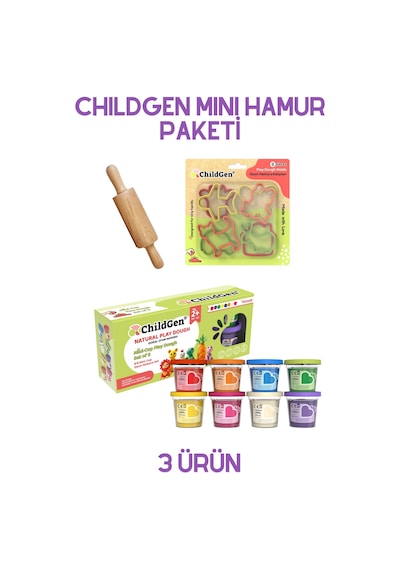 Mini Hamur Paketi Çok  Renkli