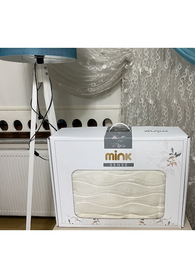 Sense 521 Fildişi Battaniye Tek Kişilik