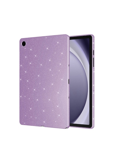Galaxy Tab S9 Fe Simli Parlak Görünümlü Uyumlu Zore Tablet Koton Kılıf-lila Tablet Kılıfı