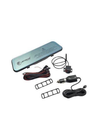 Araç Yol Kayıt Kamerası Dikiz Aynalı 10 İnç Full Hd Ön-arka Kameralı/park Modlu 64 Gb