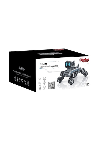 Jın-2950 Robot Köpek Bilekten Kont 2 4g 8 Teker Müzikli Ve Led Işıklı