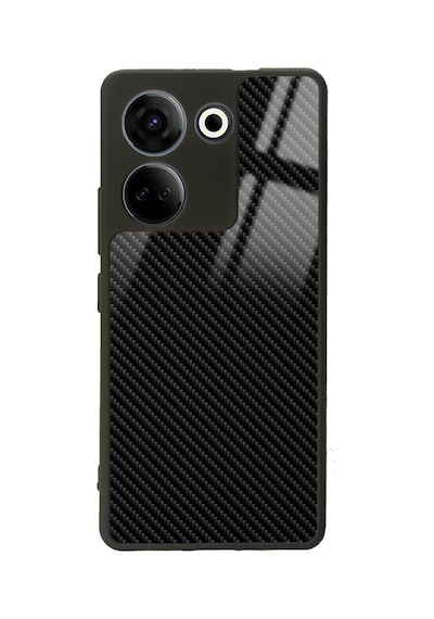 Camon 20 Pro 4g Carbon Tasarımlı Glossy Telefon Kılıfı Çok Renkli