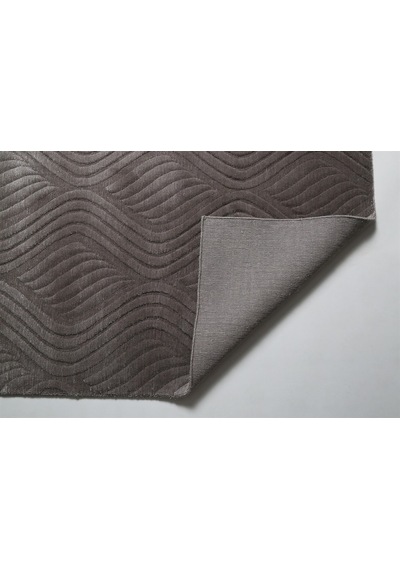 Çam Halı Emboss Jr 10 Gri Modern Desen Yeni Zellanda Yünü Ve Visk 130X190 Gri