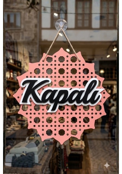 Hazeran Günebakan Desenli 5d Modern Açık/kapalı Tabelası - Pembe
