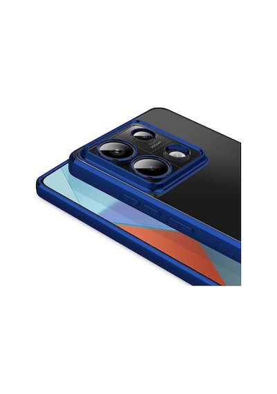 Xiaomi Redmi Note 13 Pro 5g Kılıf Kamera Lens Korumalı Logo Gösteren İnce Hafif Pazarplus Gümüş