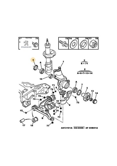 Ön Porya Keçesi Diş 63 80-12 Boxer 1.40 Peugeot Cıtroen, Peugeot 3346.13
