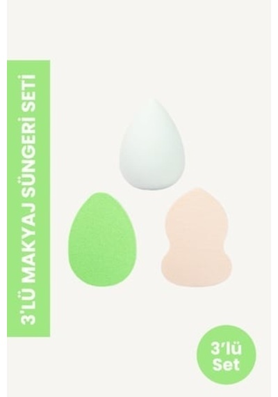 Makyaj Süngeri Seti, Buz Mavisi Tyc00537718389