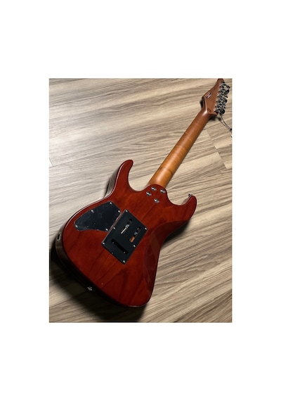 Soloking Ms-1 Custom 22 Hss Flat Top İn Fire Wakesurf With Rosewood Fb Jescar W/gigbag