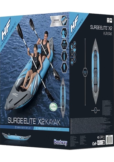 Bestway Hydro Force Surge Elite X2 Kayak Şişme Bot 65144 Çok Renkli
