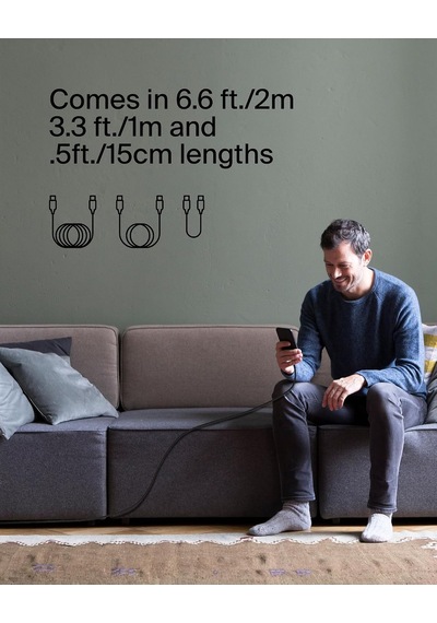 Boostcharge 6.6ft Braided Usb-c To Usb-c Cable For İphone 16, İphone 16 Pro, İphone 16 Pro Max, İphone 16 Plus, İphone 15, Galaxy S24, S23, Note10, Pixel 9, Pixel 8, İpad Pro & More - Black Boostcharge 6.6ft Braided Usb-c To Usb-c Cable For İphone 16, İphone 16 Pro, İphone 16 Pro Max, İphone 16 Plus, İphone 15, Galaxy S24, S23, Note10, Pixel 9, Pixel 8, İpad Pro & More - Black