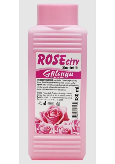 RoseCity Sentetik Gülsuyu 380ml Alana RoseCity Gül Kokulu 99lü Lacivert Namaz Tesbih Hediye