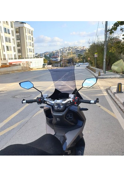 Motocam Falcon Trex 188 Ön Cam 2022-2026 Model 78cm Füme Renkli 4mm Uzun